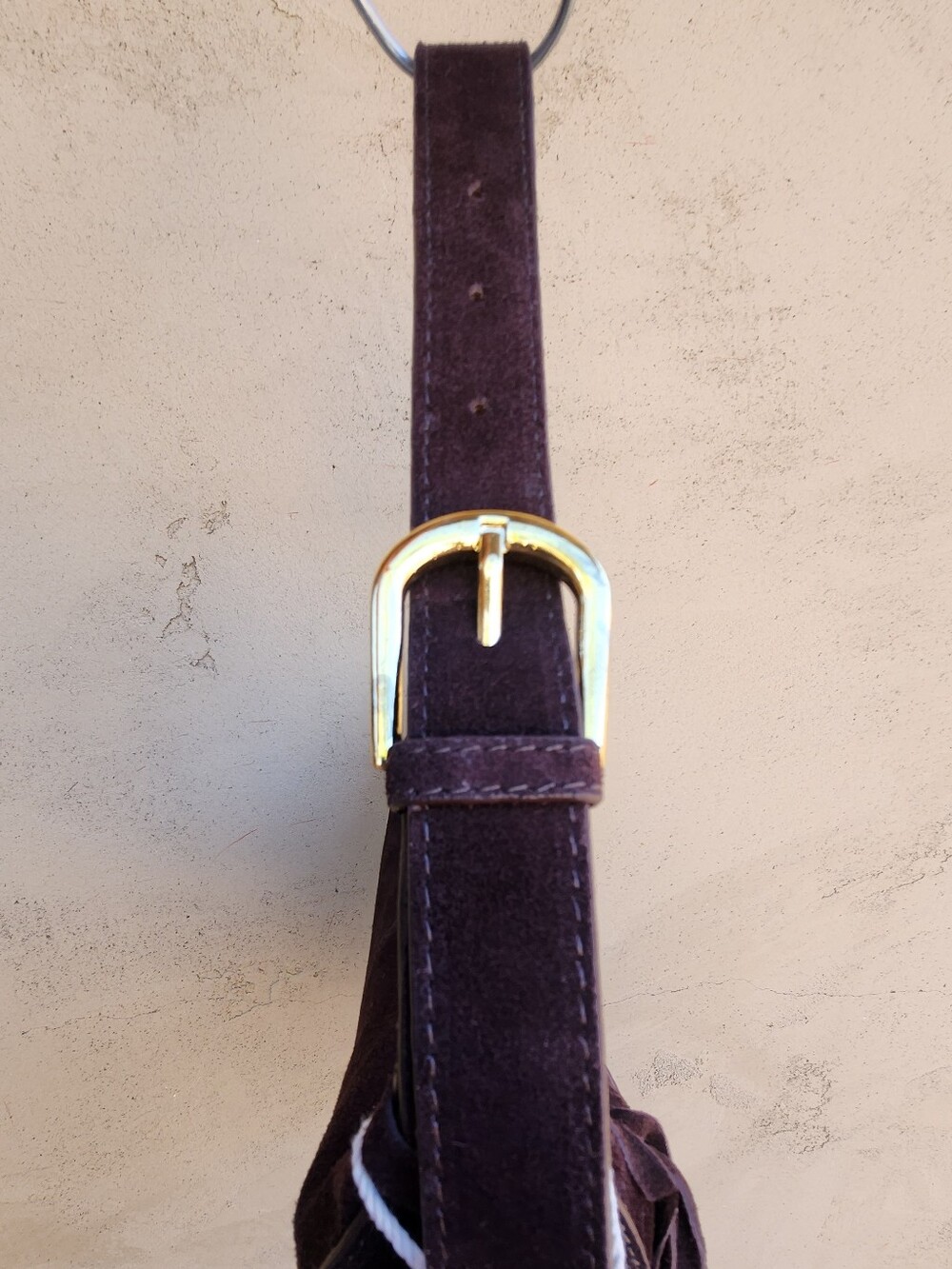 Haute Hippie - Chocolate Brown Suede Fringe Hobo Bag - Picture 9 of 13